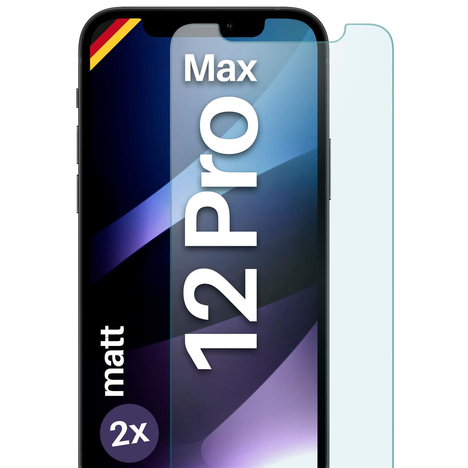 moex ShockProtect iPhone 12 Pro Max Panzerglas Matt