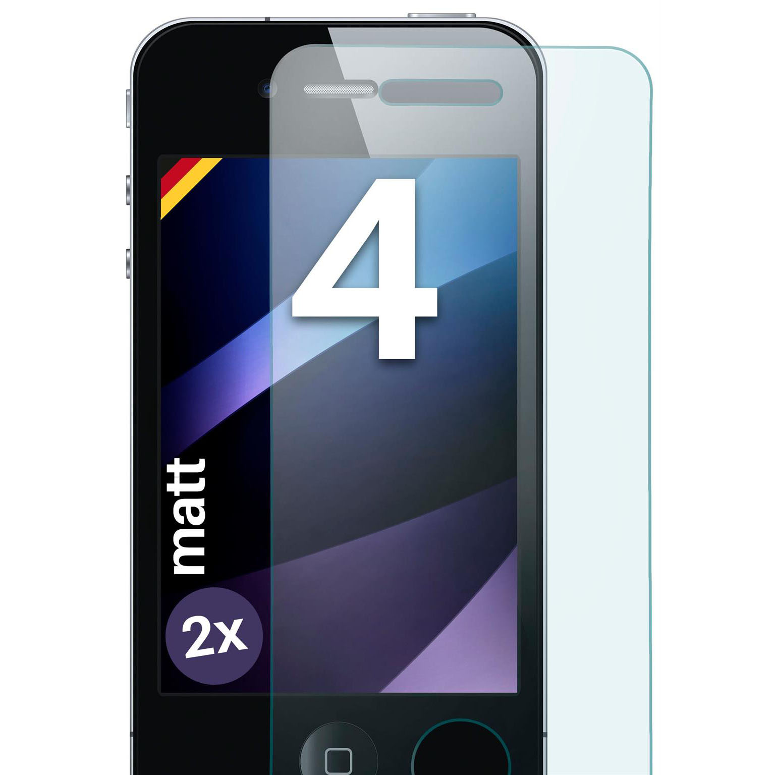 moex ShockProtect iPhone 4 Panzerglas Matt – Weiteres Produktbild 1 moex ShockProtect iPhone 4 Panzerglas Matt – Weiteres Produktbild 1
