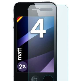 moex ShockProtect iPhone 4 Panzerglas Matt – 2er Set