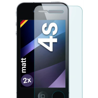 moex ShockProtect iPhone 4S Panzerglas Matt – 2er Set moex ShockProtect iPhone 4S Panzerglas Matt – 2er Set