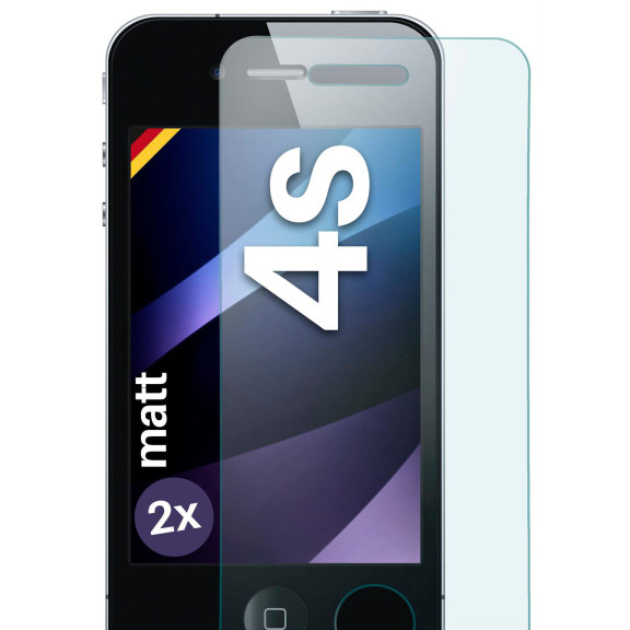moex ShockProtect iPhone 4S Panzerglas Matt – Weiteres Produktbild 1