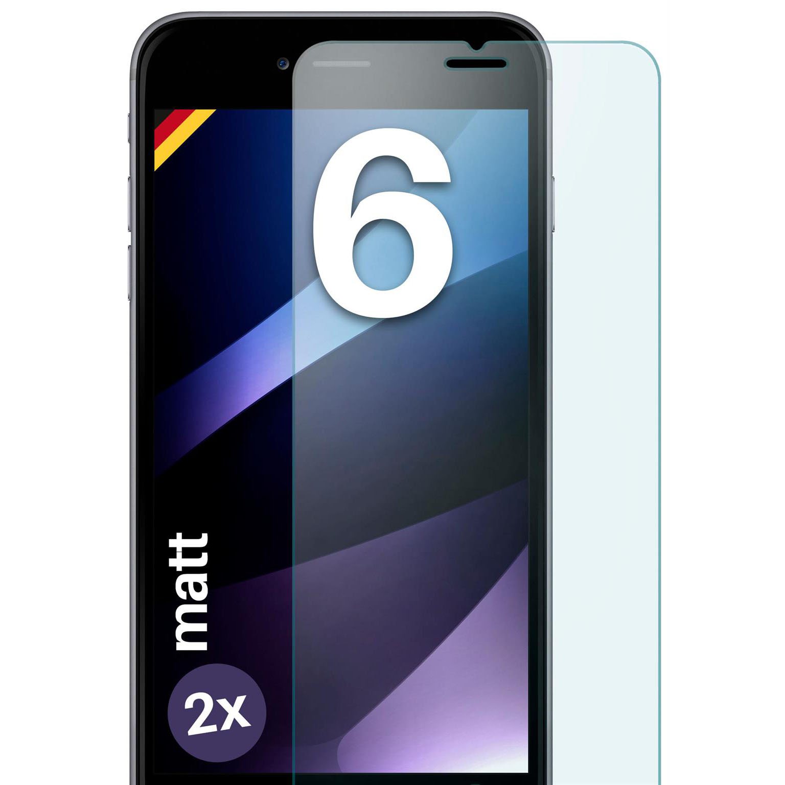moex ShockProtect iPhone 6 Panzerglas Matt – Weiteres Produktbild 1 moex ShockProtect iPhone 6 Panzerglas Matt – Weiteres Produktbild 1