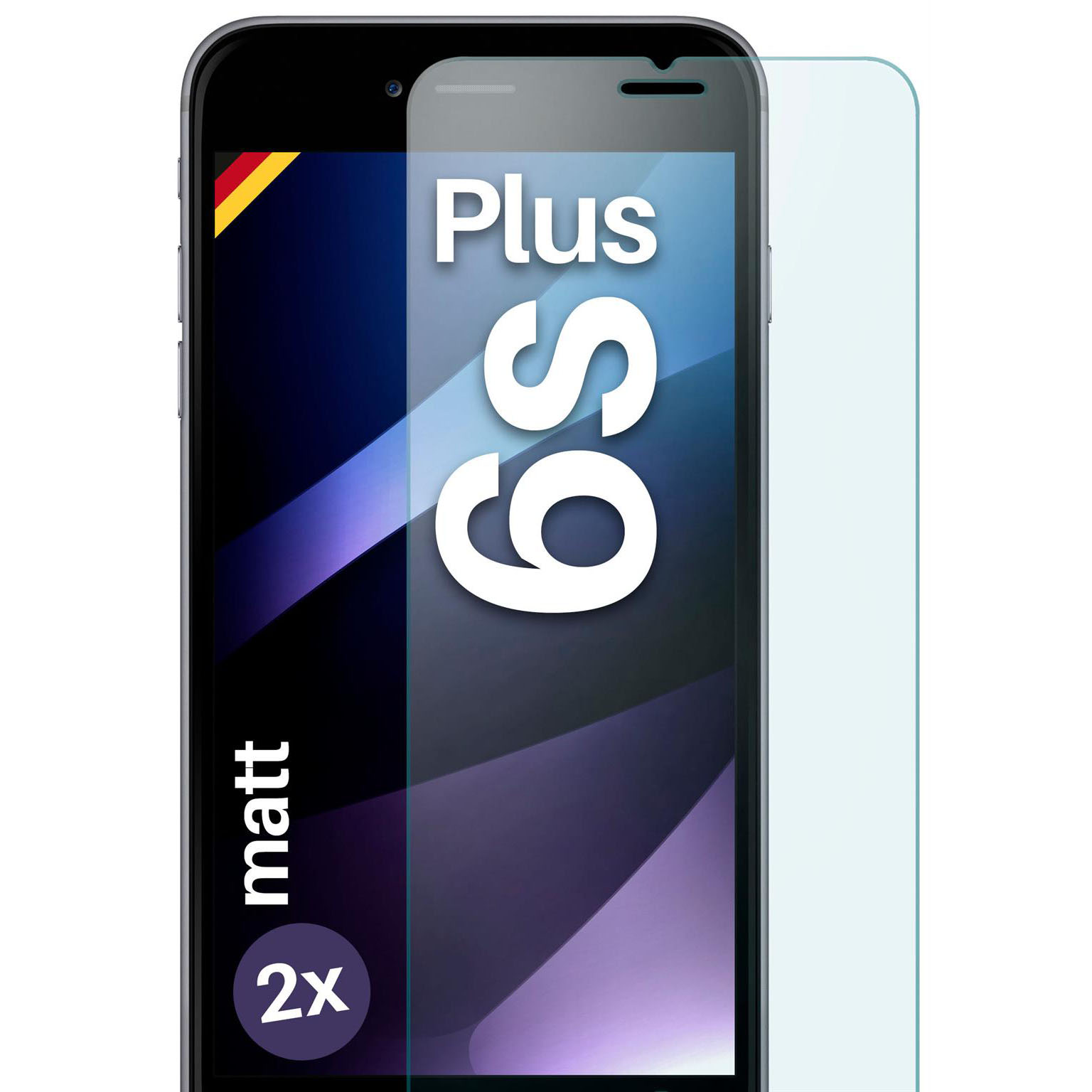 moex ShockProtect iPhone 6s Plus Panzerglas Matt – Weiteres Produktbild 1 moex ShockProtect iPhone 6s Plus Panzerglas Matt – Weiteres Produktbild 1