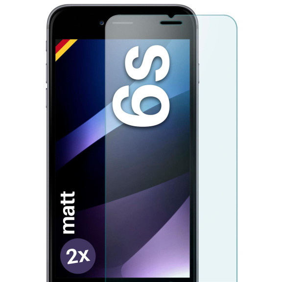 moex ShockProtect iPhone 6s Panzerglas Matt – Weiteres Produktbild 1