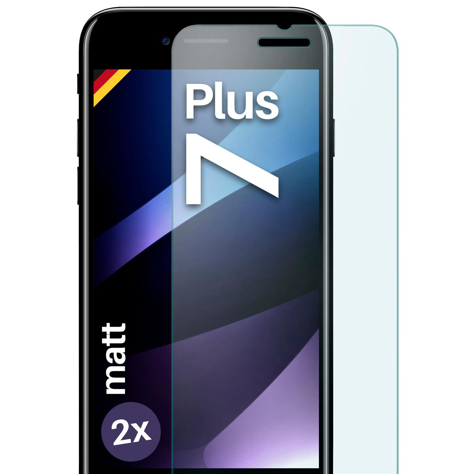 moex ShockProtect iPhone 7 Plus Panzerglas Matt – Weiteres Produktbild 1 moex ShockProtect iPhone 7 Plus Panzerglas Matt – Weiteres Produktbild 1