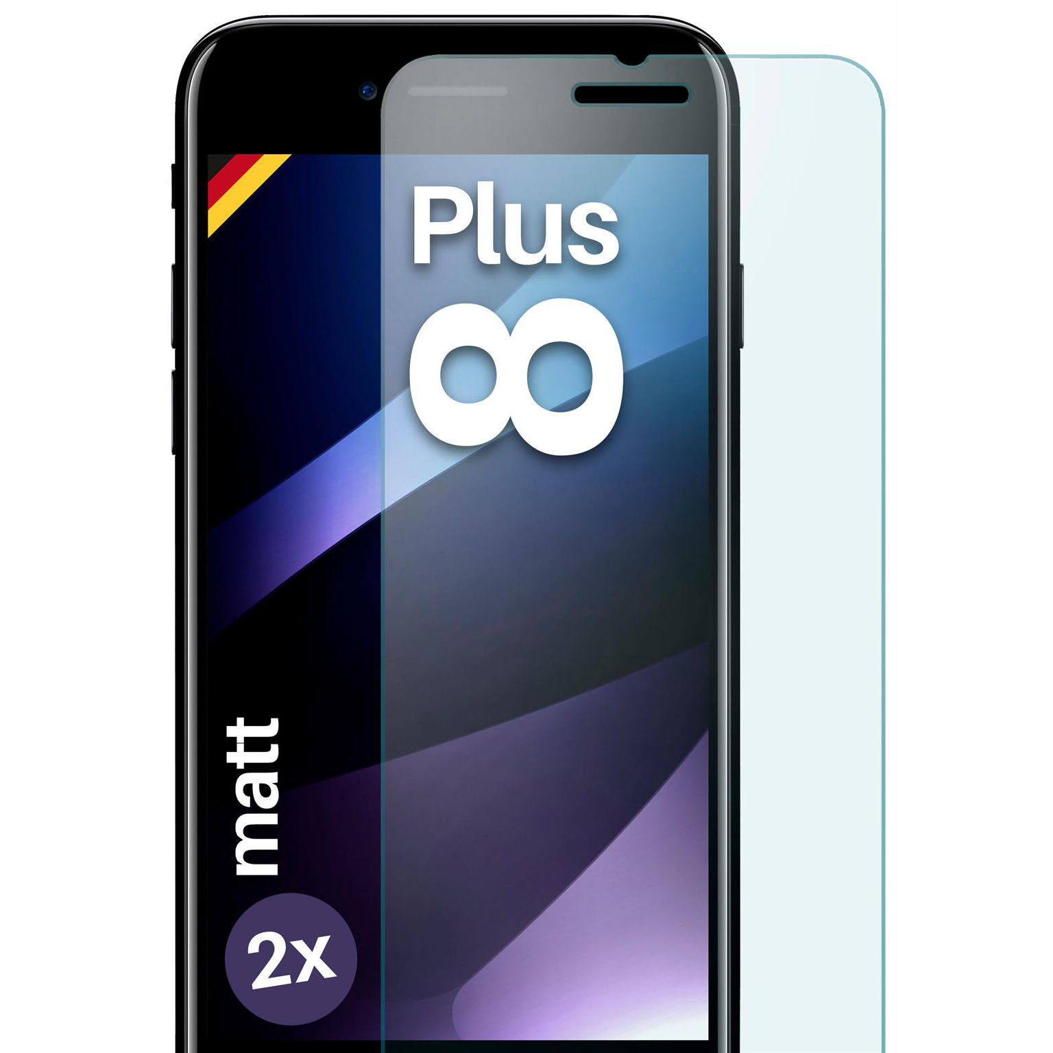 moex ShockProtect iPhone 8 Plus Panzerglas Matt – Weiteres Produktbild 1 moex ShockProtect iPhone 8 Plus Panzerglas Matt – Weiteres Produktbild 1