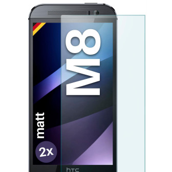 moex ShockProtect HTC One M8 Panzerglas Matt – 2er Set
