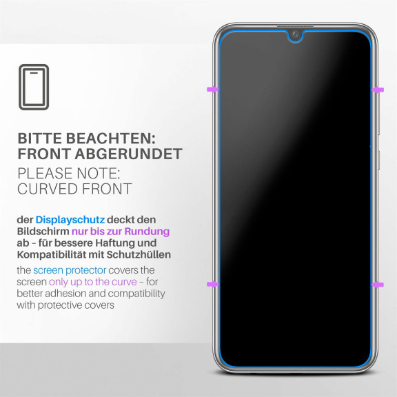 moex ShockProtect Huawei Honor 10 Lite Panzerglas Matt – Weiteres Produktbild 3