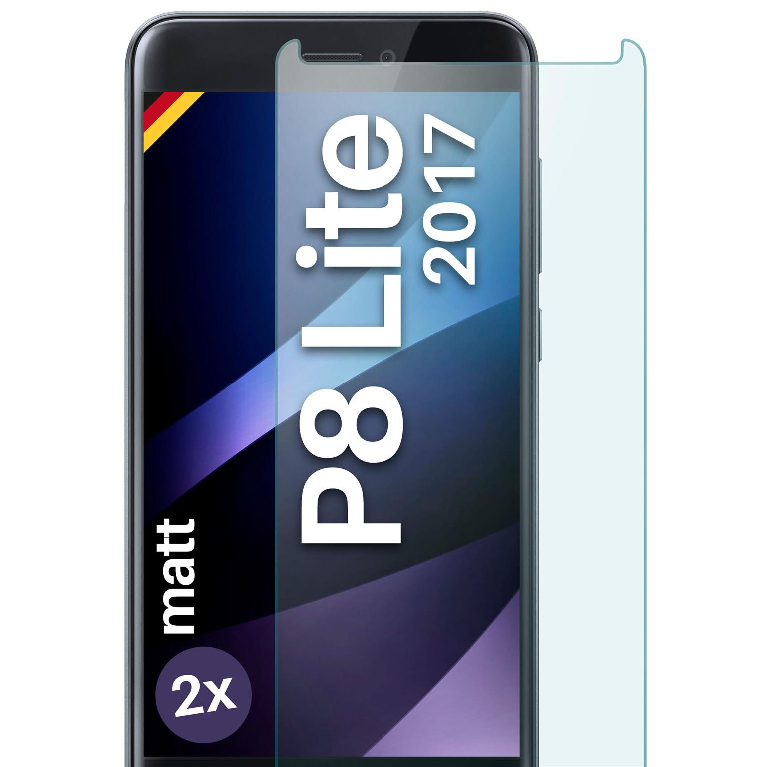 moex ShockProtect Huawei P8 Lite 2017 Panzerglas Matt – undefined