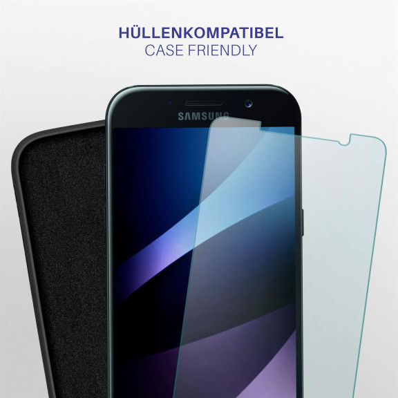 moex ShockProtect Matt für Samsung Galaxy A3 (2017) – Panzerglas für kratzfesten Displayschutz, Anti Reflex – Weiteres Produktbild 6