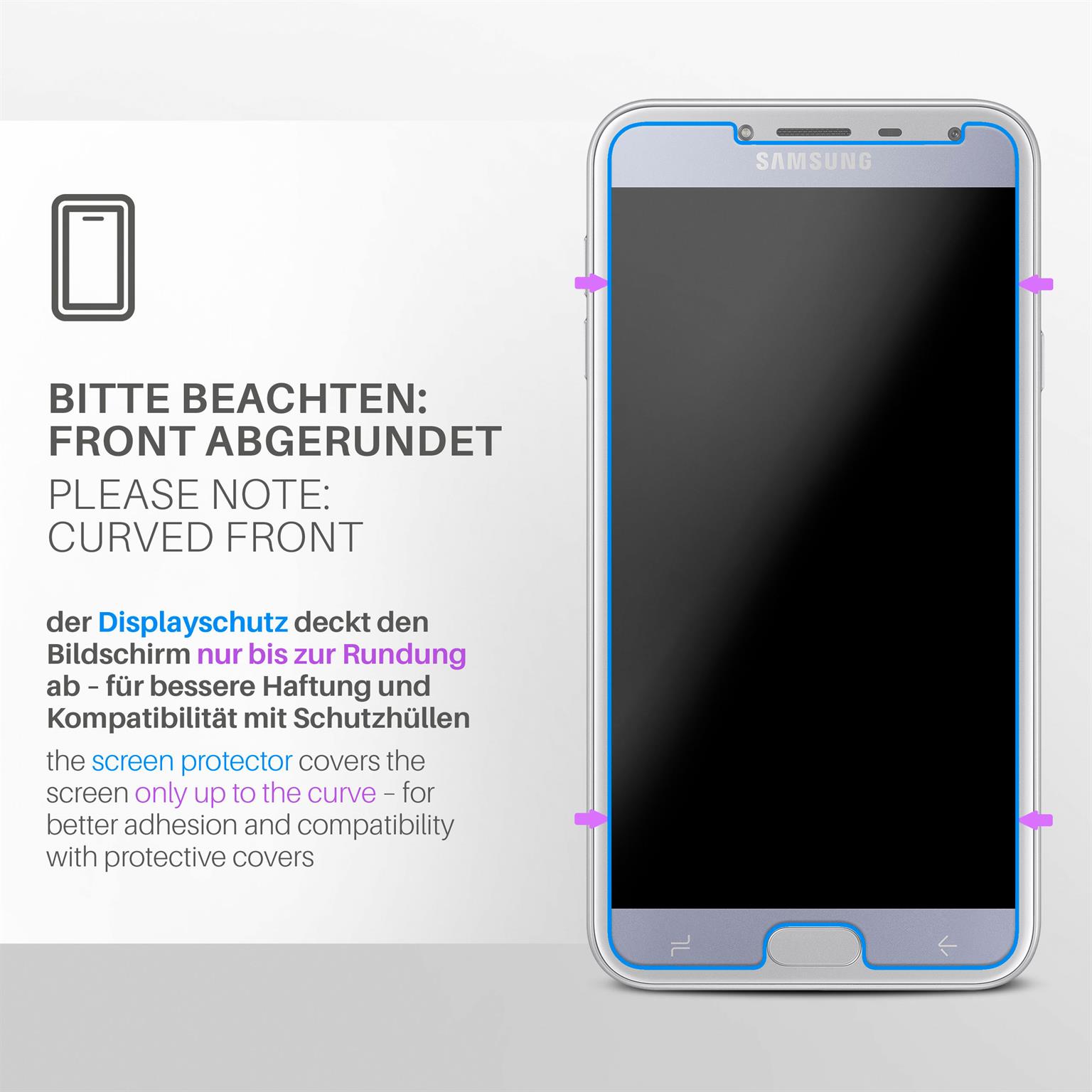 moex ShockProtect Samsung Galaxy J4 (2018) Panzerglas Matt – Weiteres Produktbild 3 moex ShockProtect Samsung Galaxy J4 (2018) Panzerglas Matt – Weiteres Produktbild 3