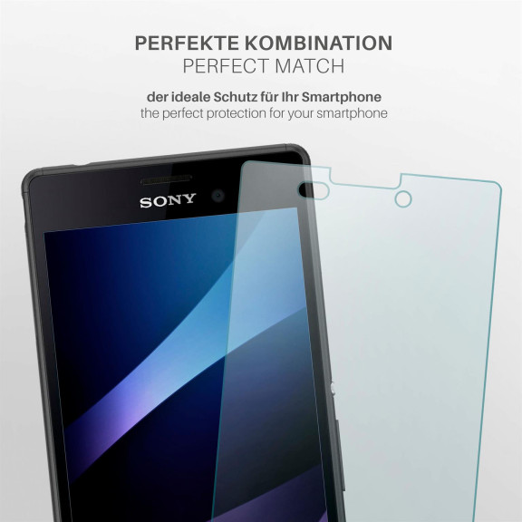 moex ShockProtect Sony Xperia M4 Aqua Panzerglas Matt – Weiteres Produktbild 3