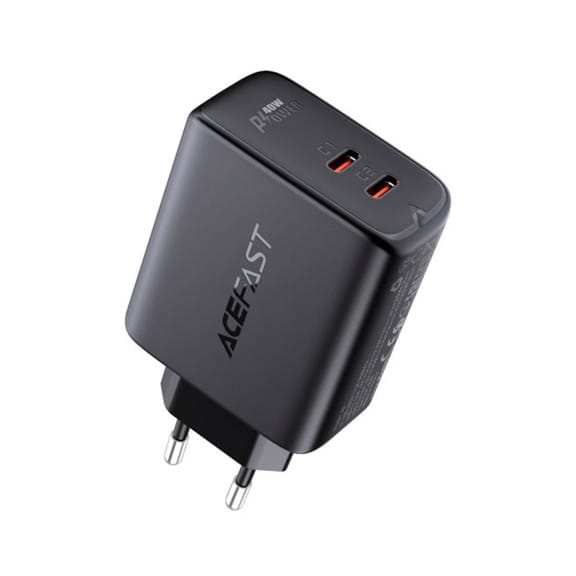 Acefast Ladegerät – 2x USB-C für Smartphones und andere Geräte, Schnelladegerät, 40 W Leistung – Weiteres Produktbild 3 Acefast Ladegerät – 2x USB-C für Smartphones und andere Geräte, Schnelladegerät, 40 W Leistung – Weiteres Produktbild 3