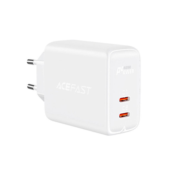 Acefast Ladegerät – 2x USB-C für Smartphones und andere Geräte, Schnelladegerät, 40 W Leistung – Weiteres Produktbild 1
