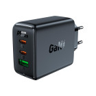 Acefast Ladegerät – 2x USB-C, 1x USB-A für Smartphones und andere Geräte, Schnelladegerät GaN2, 65 W Leistung – Weiteres Produktbild 5