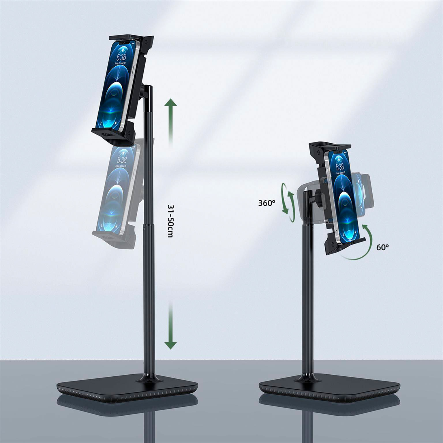 Acefast Verstellbarer Teleskop-Smartphone- und Tabletständer E4 – verstellbare Tablethalterung 4,7 bis 12,9 Zoll – Weiteres Produktbild 4 Acefast Verstellbarer Teleskop-Smartphone- und Tabletständer E4 – verstellbare Tablethalterung 4,7 bis 12,9 Zoll – Weiteres Produktbild 4