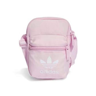 Adidas Originals AC Festival Umhängetasche – Recycelte Materialien, mit zwei Reißverschlusstaschen – Black Adidas Originals AC Festival Umhängetasche – Recycelte Materialien, mit zwei Reißverschlusstaschen – Black