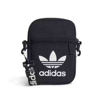 Adidas Originals Festival Umhängetasche – Crossbody Bag, Umhängetasche mit zwei Reißverschlussfächern – Schwarz