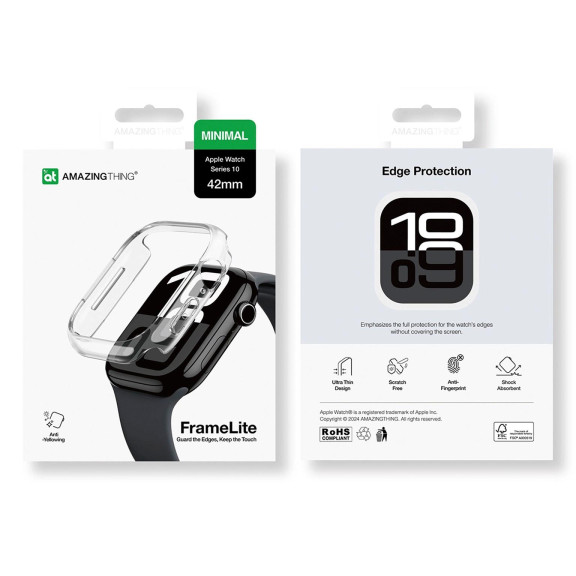 AmazingThing Minimal Case – Smartwatch-Hülle für Apple Watch 10/11 (42mm), mit Rundum-Schutz – Weiteres Produktbild 7