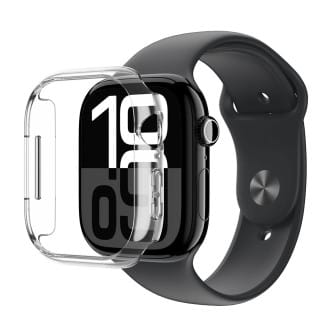 AmazingThing AmazingThing Minimal Case – Smartwatch-Hülle für Apple Watch 10/11 (46mm), mit Rundum-Schutz – Transparent
