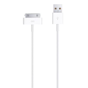 Apple USB Type-A 30-Pin Konnektor – USB-A zu 30-Pin Umwandlung, Synchronisieren und Laden – Weiß Apple USB Type-A 30-Pin Konnektor – USB-A zu 30-Pin Umwandlung, Synchronisieren und Laden – Weiß