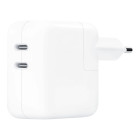 Apple Netzteil – 2x USB-C Ladegerät für Smartphones und andere Geräte, kompatibel mit dem Reise-Adapter-Kit, 35W – Weiteres Produktbild 1