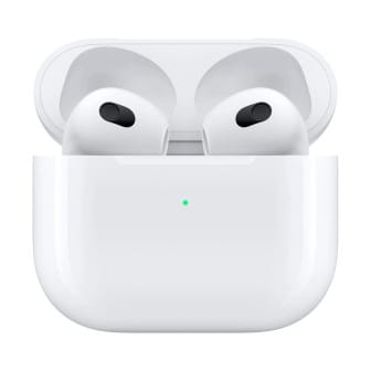 Apple True Wireless Kopfhörer – für Smartphones und andere Geräte – AirPods (3. Generation) mit MagSafe Ladecase – Weiß Apple True Wireless Kopfhörer – für Smartphones und andere Geräte – AirPods (3. Generation) mit MagSafe Ladecase – Weiß