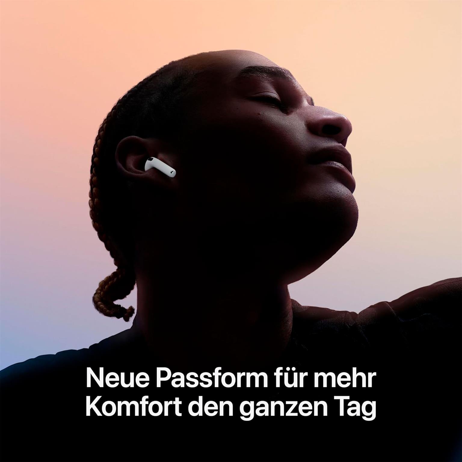 Apple AirPods 4 – Kabellose In-Ear Bluetooth Kopfhörer mit Ladeetui für Sport und lange Akkulaufzeit – Weiteres Produktbild 5 Apple AirPods 4 – Kabellose In-Ear Bluetooth Kopfhörer mit Ladeetui für Sport und lange Akkulaufzeit – Weiteres Produktbild 5
