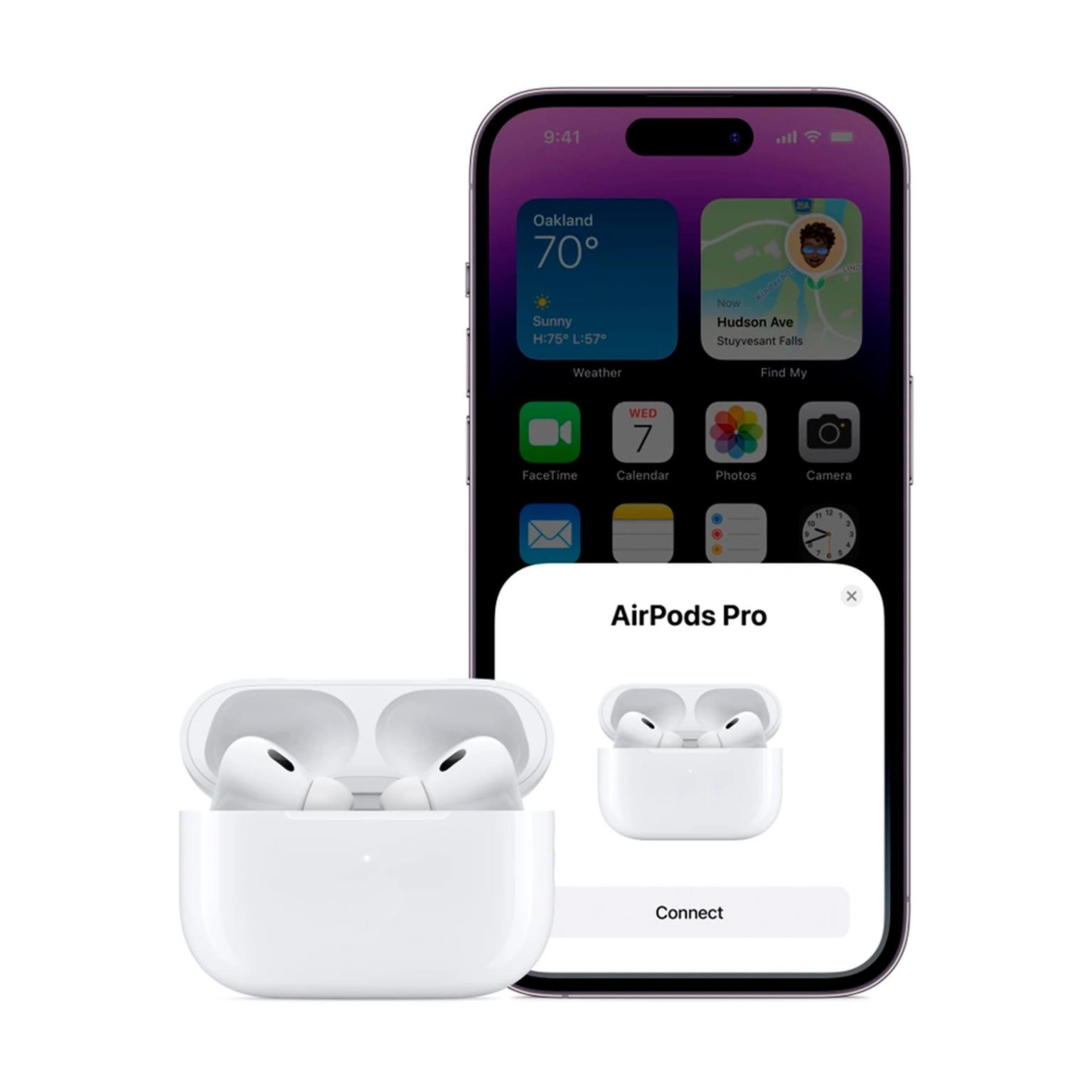 Apple AirPods Pro (2. Generation) – In-Ear Bluetooth Kopfhörer (True Wireless) für Smartphones und andere Geräte – Weiteres Produktbild 5