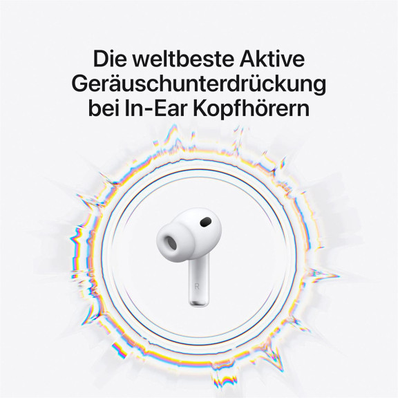 Apple Airpods Pro 3. Generation – Bluetooth Kopfhörer mit Noise Cancelling und Herzfrequenzmessung – Weiteres Produktbild 2
