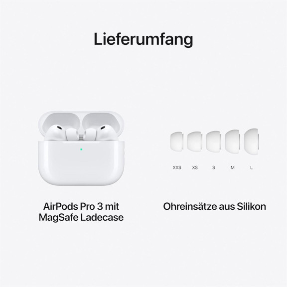 Apple Airpods Pro 3. Generation – Bluetooth Kopfhörer mit Noise Cancelling und Herzfrequenzmessung – Weiteres Produktbild 6