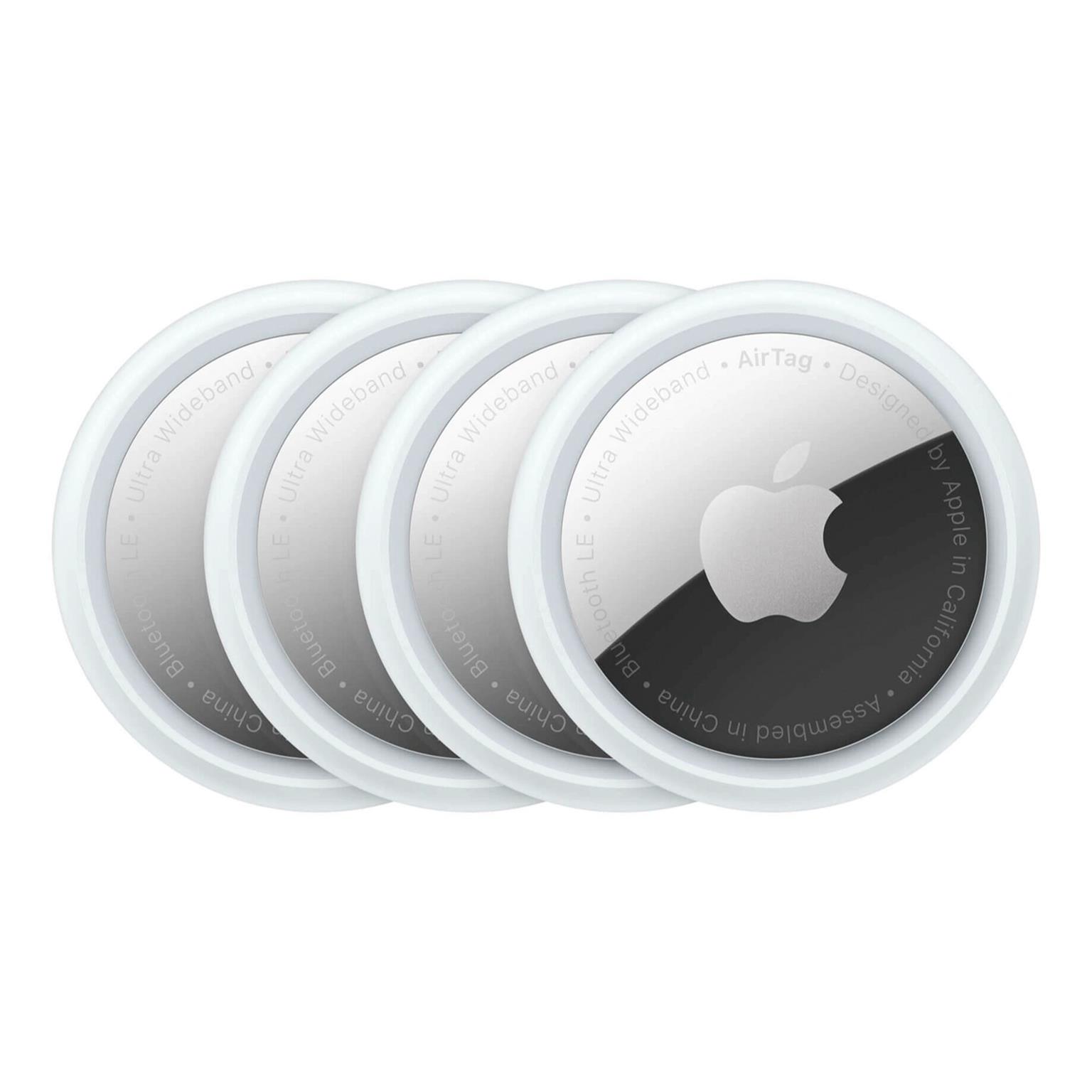 Apple AirTag Bluetooth-Tracker – Ortung für  Gegenstände wie Schlüssel, Geldbörsen oder Rucksäcke, 4er-Set – undefined