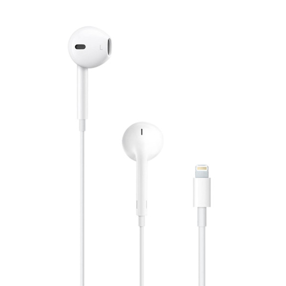 Apple In-Ear-Kopfhörer – Lightning Anschluss, mit Mikrofon, für iPhone 5 - 14 und iPad Modelle, Ear Pod Serie – Weiteres Produktbild 1