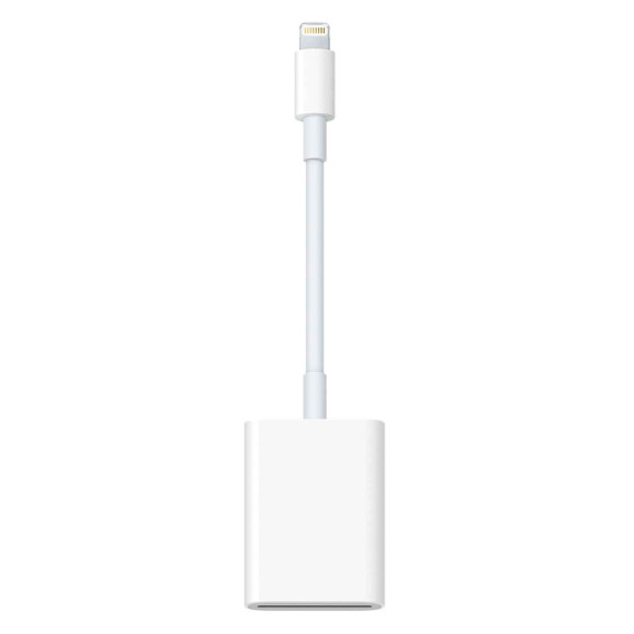 Apple SD Karten Adapter – Lightning Adapter für iPhone 5 - 14 und iPad Modelle, Kartenlesegerät für SD-Karten – Weiteres Produktbild 1 Apple SD Karten Adapter – Lightning Adapter für iPhone 5 - 14 und iPad Modelle, Kartenlesegerät für SD-Karten – Weiteres Produktbild 1