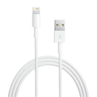 Apple Ladekabel – USB-A auf Lightning für iPhone 5 - 14 und iPad Modelle, Schnelle Datenübertragung, Länge 2,0 m – Weiß Apple Ladekabel – USB-A auf Lightning für iPhone 5 - 14 und iPad Modelle, Schnelle Datenübertragung, Länge 2,0 m – Weiß