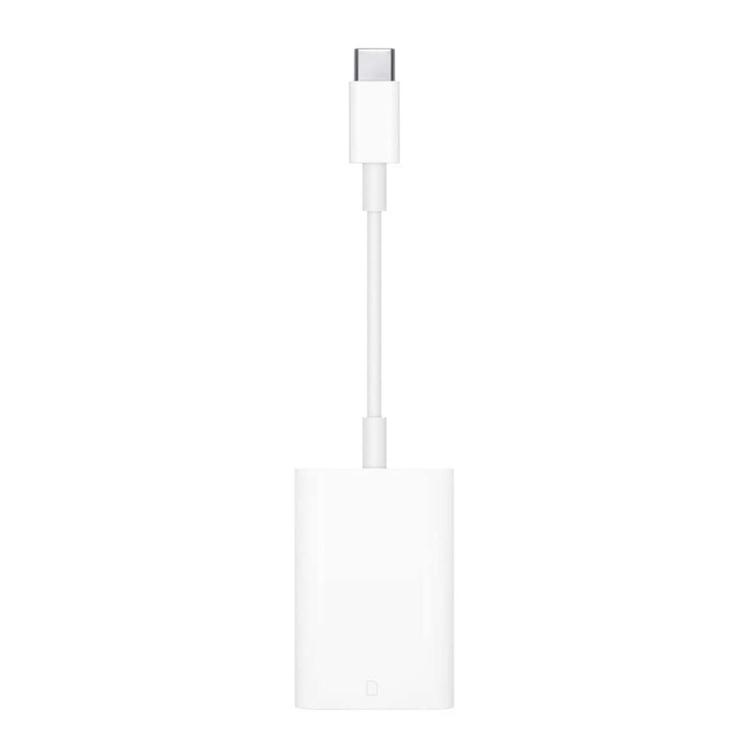 Apple SD Karten Adapter – USB-C Anschluss für Smartphones und andere Geräte, Kartenlesegerät für SD-Karten – Weiß
