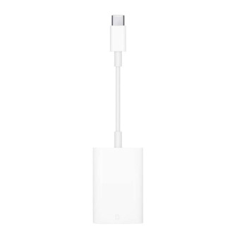 Apple SD Karten Adapter – USB-C Anschluss für Smartphones und andere Geräte, Kartenlesegerät für SD-Karten – Weiß