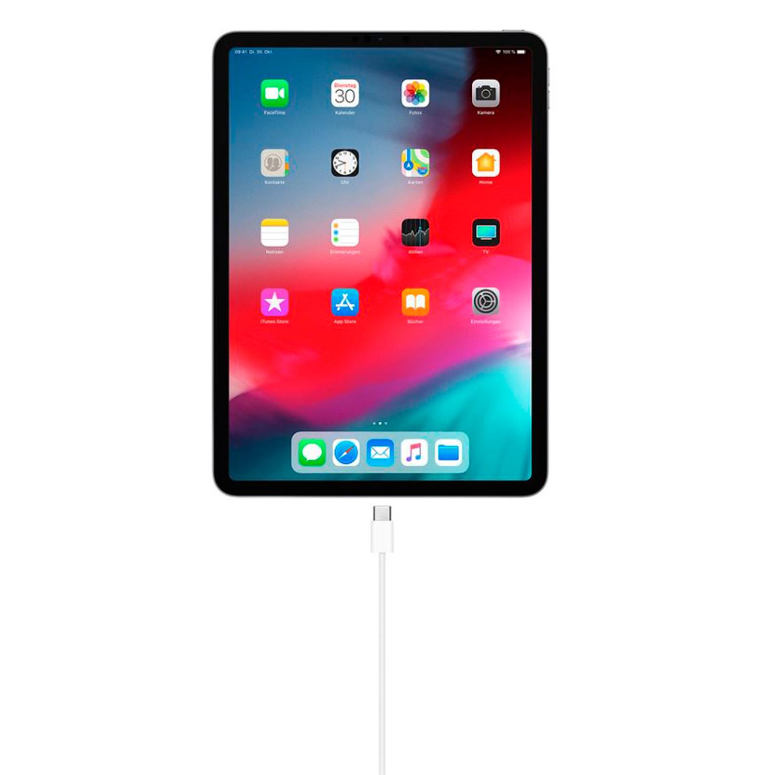 Apple Ladekabel – USB-C auf USB-C für Smartphones und andere Geräte, Schnelle Datenübertragung, Länge 1,0 m – Weiteres Produktbild 2