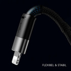 Baseus StarSpeed 3in1 Kabel – Universal Ladekabel mehrere Anschlüsse für Smartphones Tablets USB C Lightning Micro USB – Produktbild 4