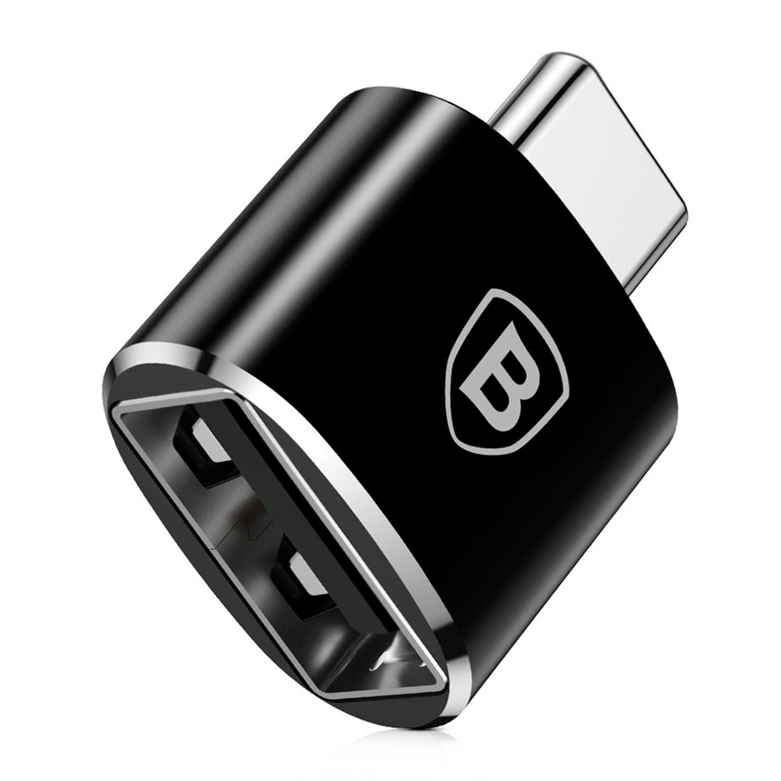 Baseus USB Adapter – für Smartphones und andere Geräte, kompakter Adapter mit OTG-Funktion, USB-A auf USB-C – Weiteres Produktbild 1 Baseus USB Adapter – für Smartphones und andere Geräte, kompakter Adapter mit OTG-Funktion, USB-A auf USB-C – Weiteres Produktbild 1