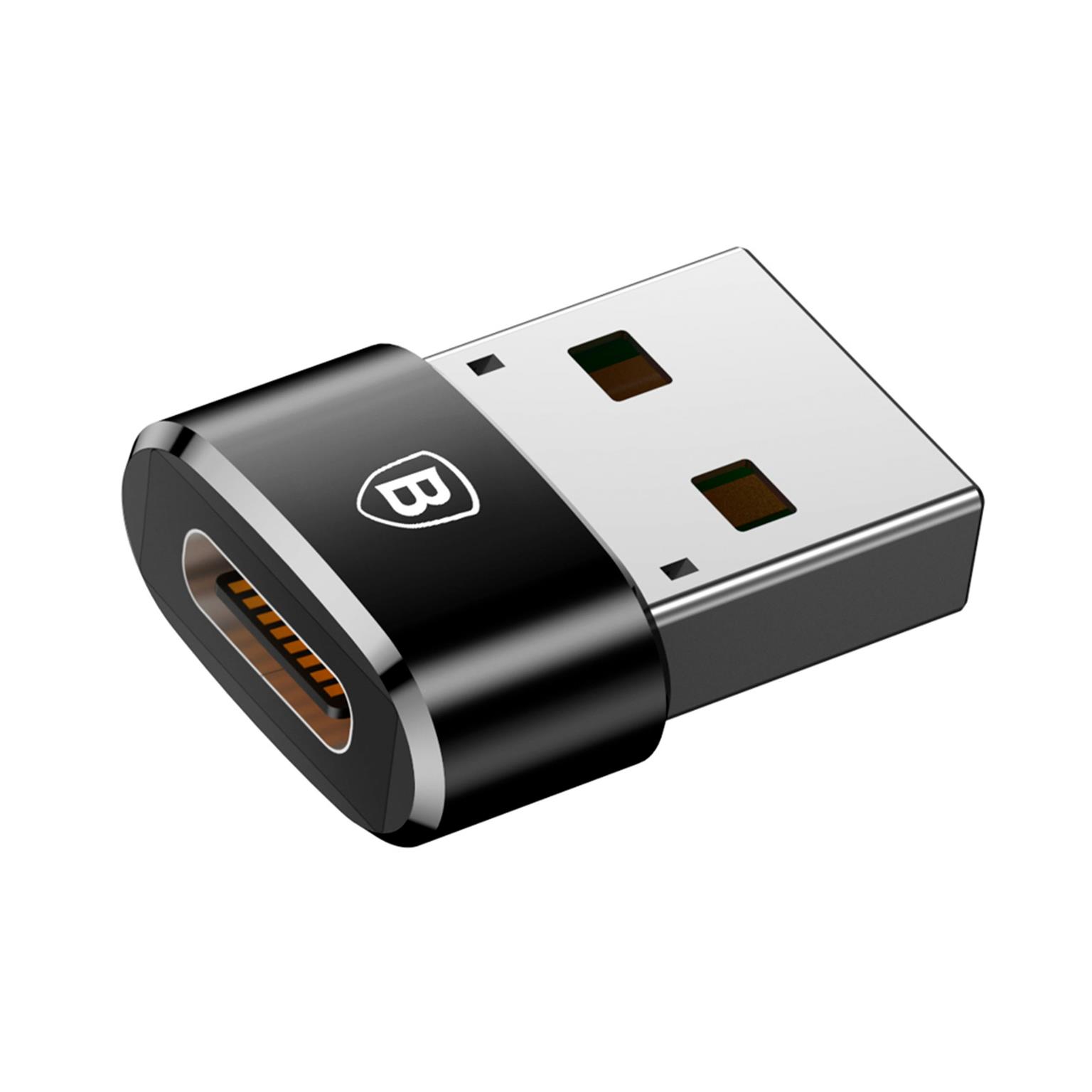 Baseus USB Adapter – für Smartphones und andere Geräte, kompakter Adapter mit OTG-Funktion, USB-C auf USB-A – Weiteres Produktbild 1