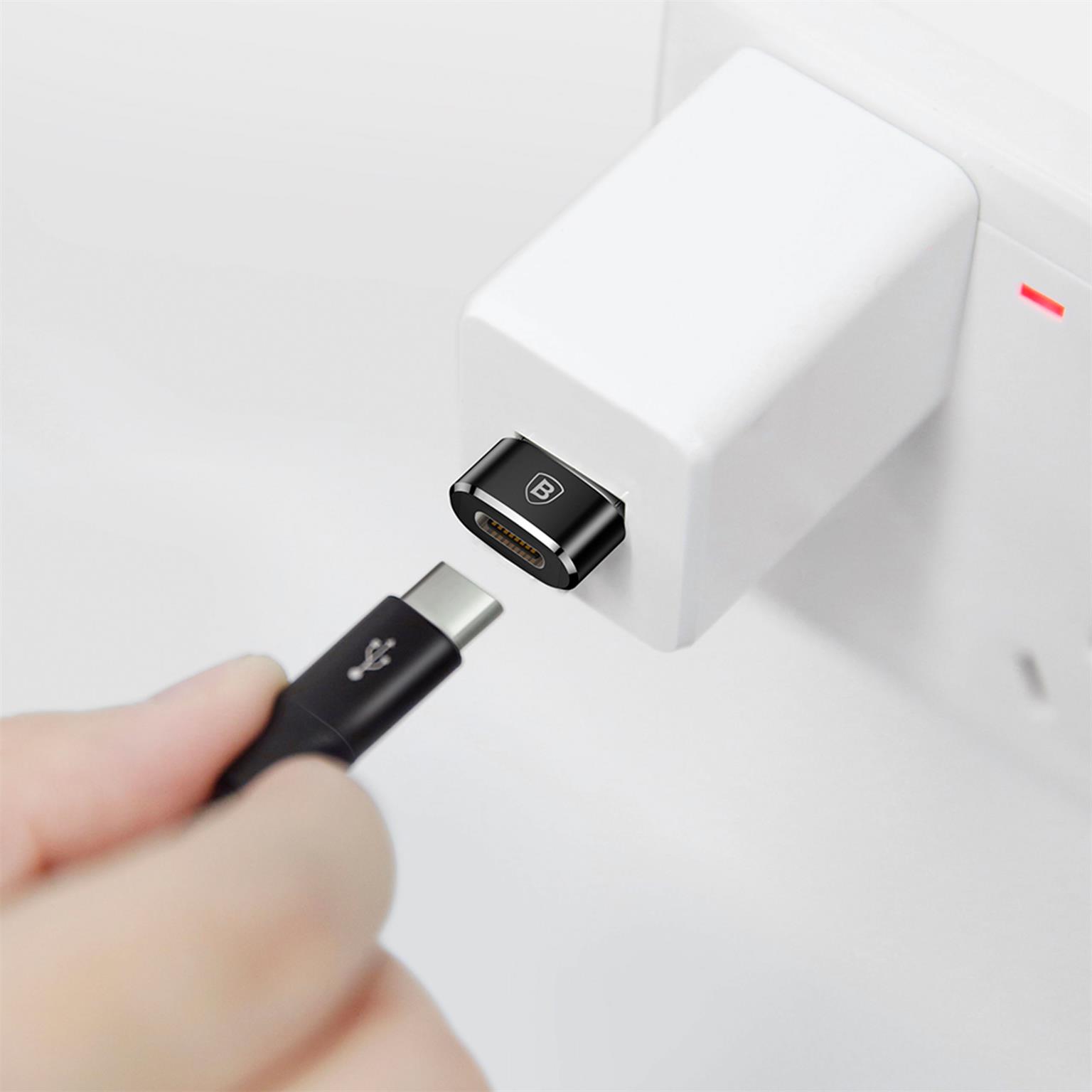 Baseus USB Adapter – für Smartphones und andere Geräte, kompakter Adapter mit OTG-Funktion, USB-C auf USB-A – Weiteres Produktbild 4