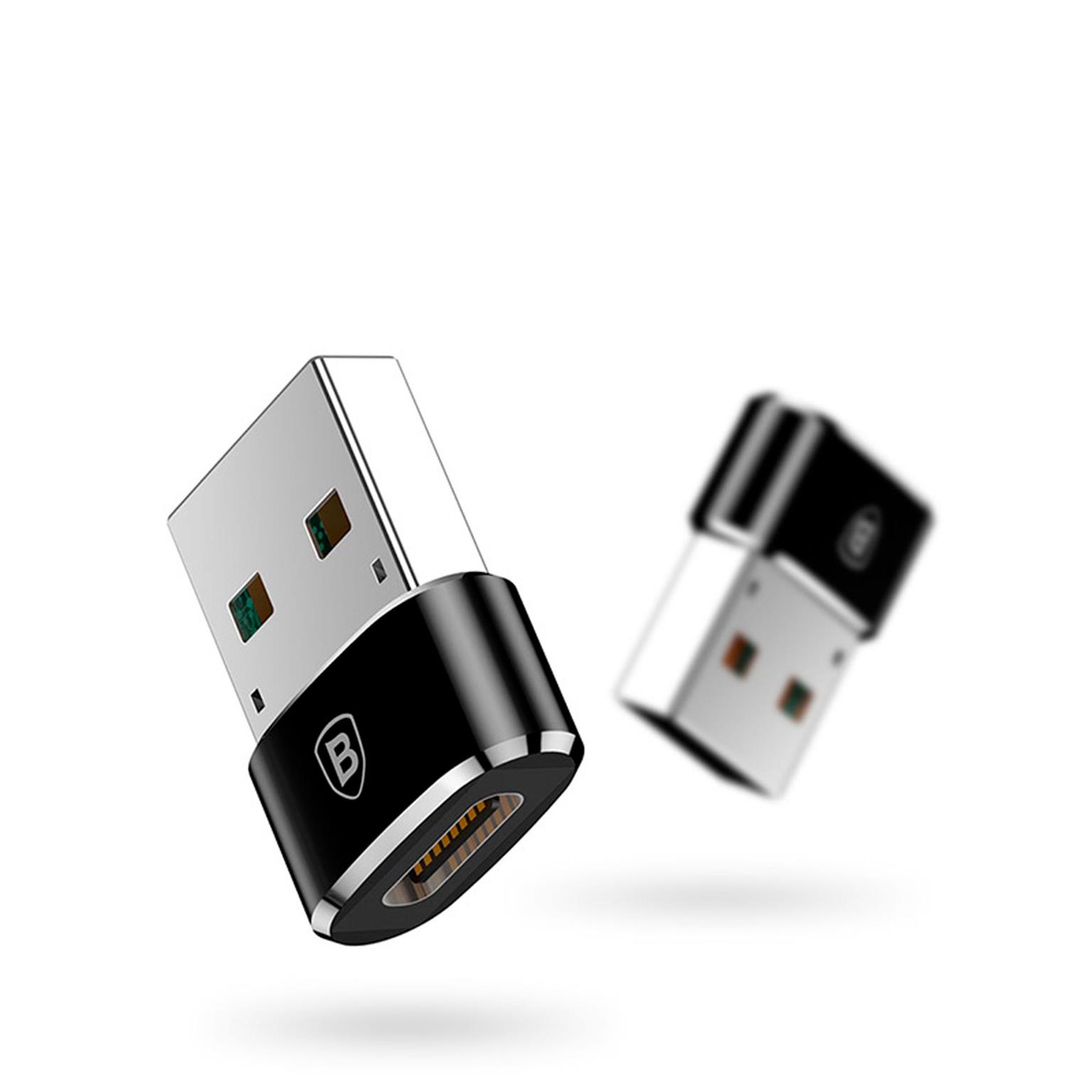 Baseus USB Adapter – für Smartphones und andere Geräte, kompakter Adapter mit OTG-Funktion, USB-C auf USB-A – Weiteres Produktbild 8