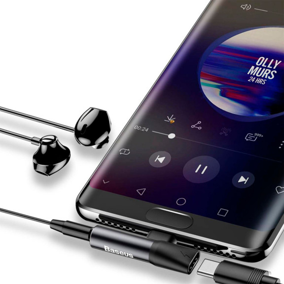 Baseus Audio Converter L41 – USB-C auf USB-C & 3,5mm Adapter, Audio-Umwandler für USB-C Geräte – Weiteres Produktbild 9