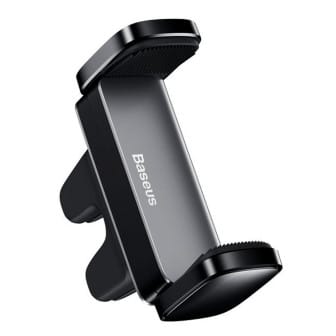 Baseus Autotelefonhalter für Lüftungsschlitz – Handyhalterung Auto, Smartphone-Halterung für Lüftungsgitter – Schwarz Baseus Autotelefonhalter für Lüftungsschlitz – Handyhalterung Auto, Smartphone-Halterung für Lüftungsgitter – Schwarz