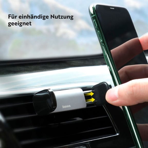 Baseus Autotelefonhalter für Lüftungsschlitz – Handyhalterung Auto, Smartphone-Halterung für Lüftungsgitter – Weiteres Produktbild 5 Baseus Autotelefonhalter für Lüftungsschlitz – Handyhalterung Auto, Smartphone-Halterung für Lüftungsgitter – Weiteres Produktbild 5