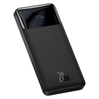 Baseus Powerbank – 2x USB-A + 1x USB-C bidirektional für Smartphones und andere Geräte – Bipow Serie, 10000 mAh – Schwarz Baseus Powerbank – 2x USB-A + 1x USB-C bidirektional für Smartphones und andere Geräte – Bipow Serie, 10000 mAh – Schwarz