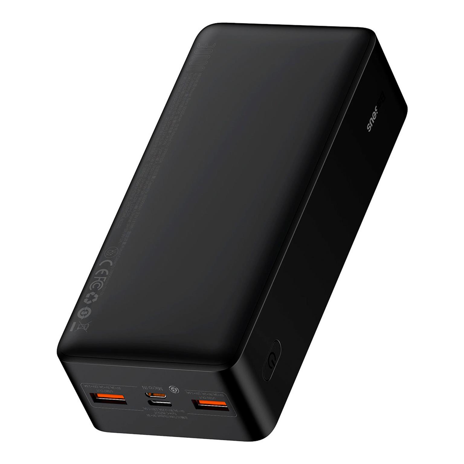 Baseus Powerbank – 2x USB-A + 1x USB-C bidirektional für Smartphones und andere Geräte – Bipow Serie, 30000 mAh – Weiteres Produktbild 3 Baseus Powerbank – 2x USB-A + 1x USB-C bidirektional für Smartphones und andere Geräte – Bipow Serie, 30000 mAh – Weiteres Produktbild 3