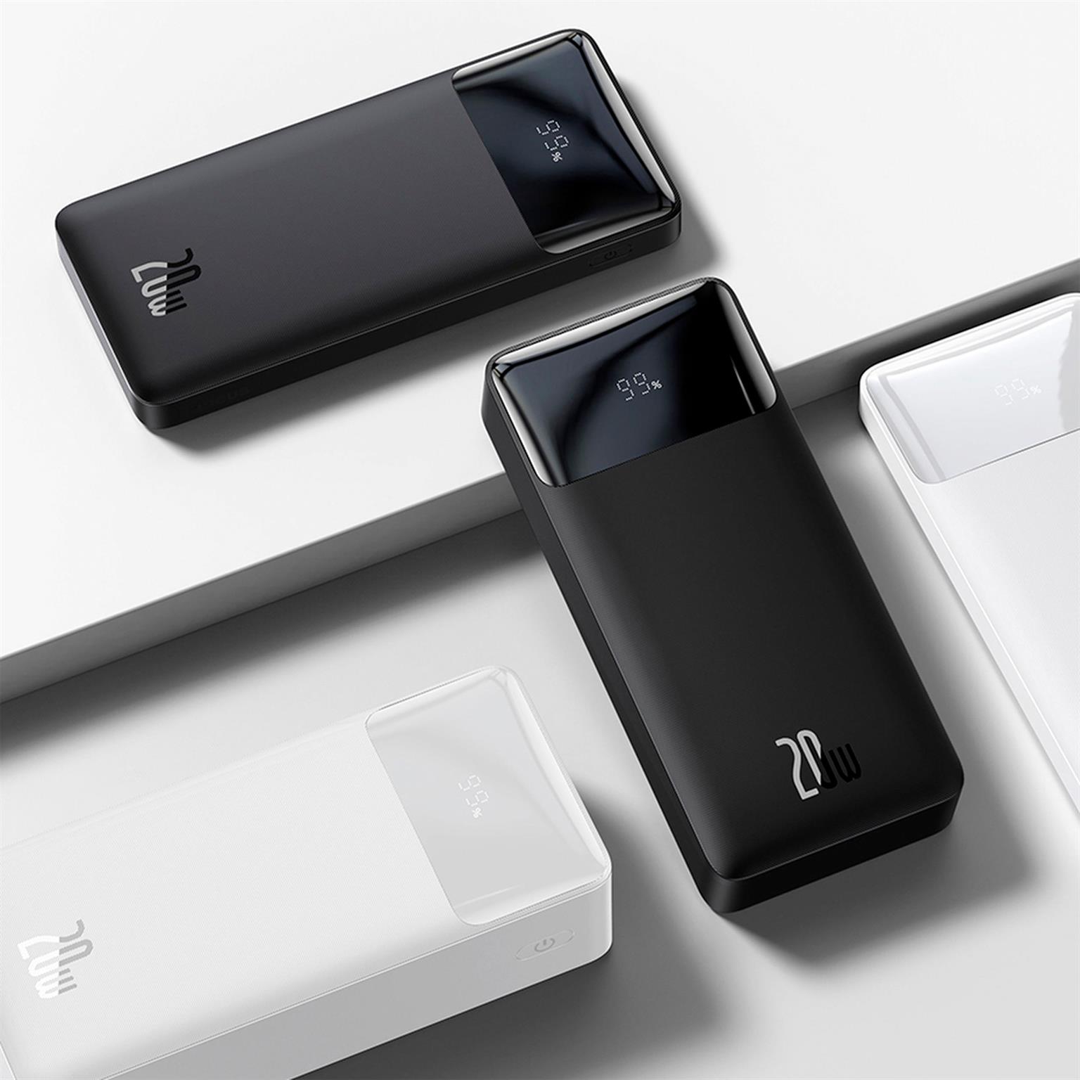 Baseus Powerbank – 2x USB-A + 1x USB-C bidirektional für Smartphones und andere Geräte – Bipow Serie, 30000 mAh – Weiteres Produktbild 8