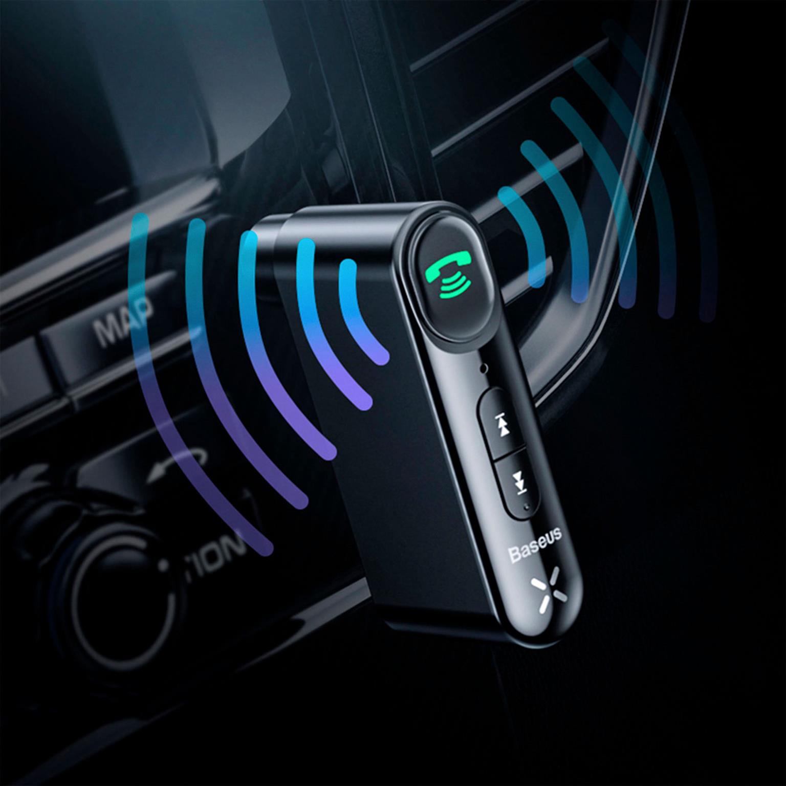 Baseus BSBA-02 Bluetooth-AUX-Sender – Bluetooth 5.0 Transmitter, Aux Adapter für Handy, Computer, Fernseher – Weiteres Produktbild 4